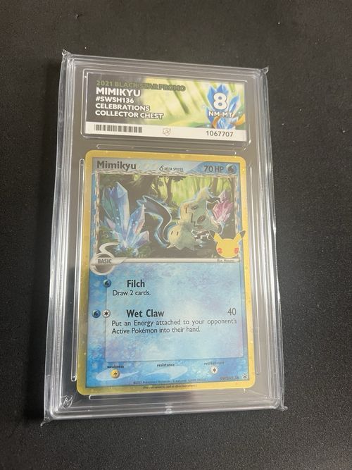 Mimikyu SWSH136 ACE 8 NM-MINT Japanese Pokemon Cards Delta Species Celebrations